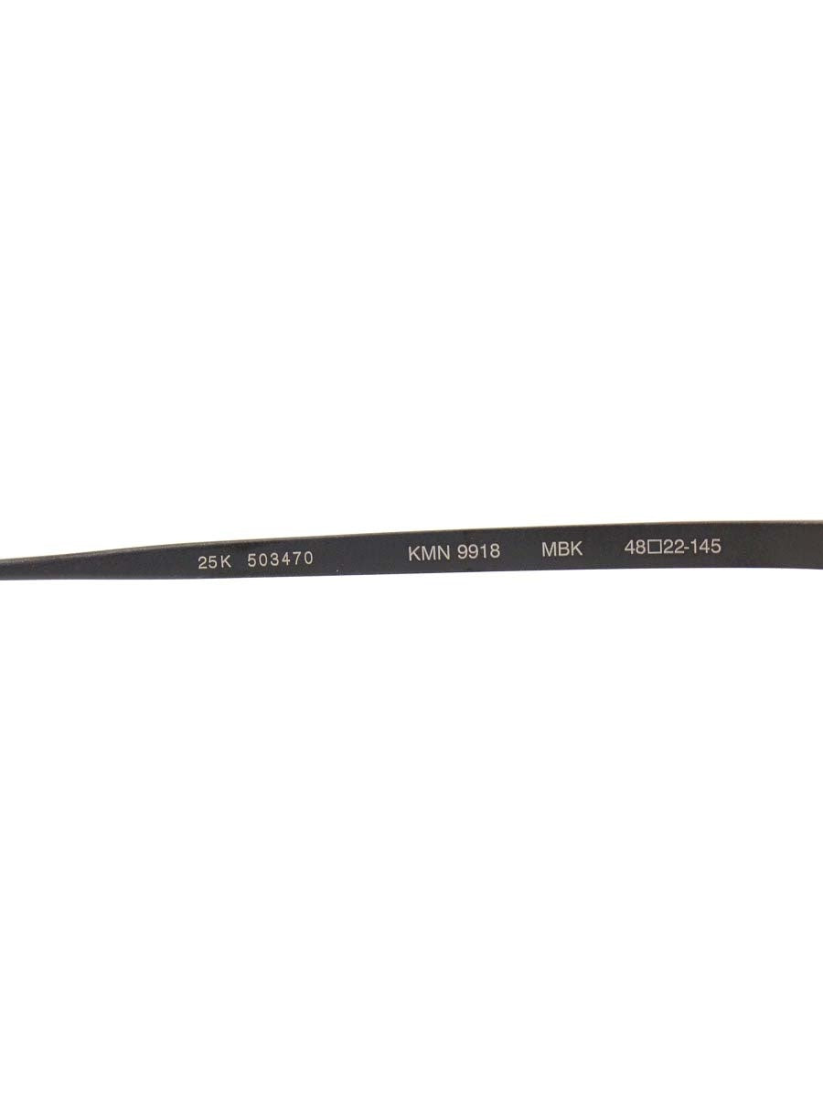カメマンネン KMN-9918 メガネ マットブラック メタルフレーム オーバル IT2805R202QW