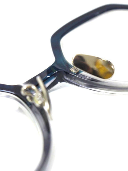 ファクトリー900 FACTORY900 × VioRou Mic メガネ クリアブルー/グレーグラデーション セルフレーム フルリム ボストン col.1011 ITBEXGXGNF9W