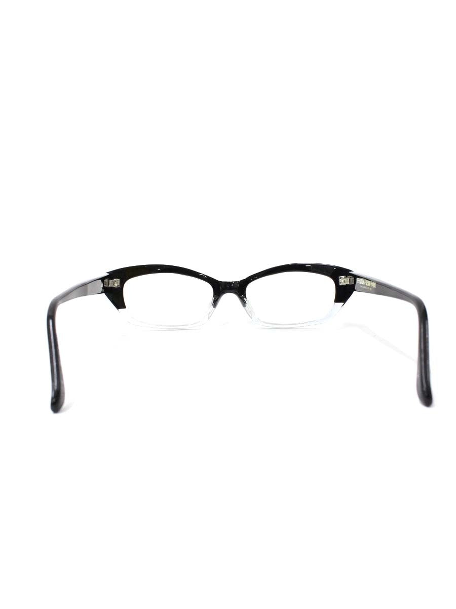 エフェクター jack ジャック メガネ ブラック/クリア セルフレーム スクエア IT24IYGEYCIF