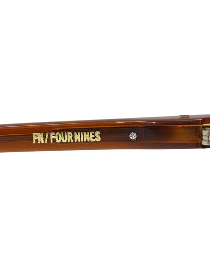 フォーナインズ FN/FOUR NINES FN-0947 メガネ ブラウン ヘキサゴン セルフレーム ITD93HC2RIO0