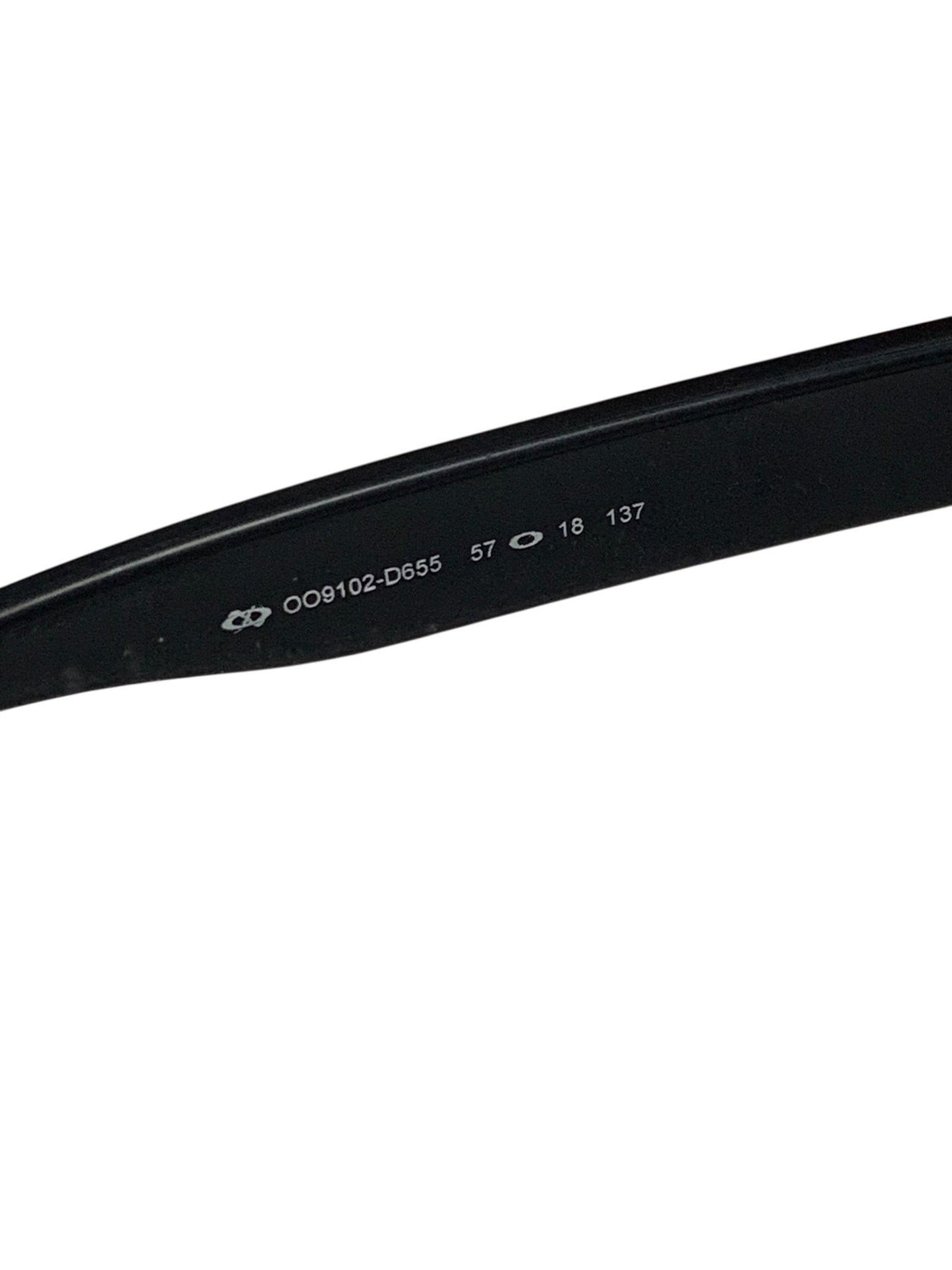 オークリー OO9102-D655 サングラス ブラック セルフレーム フルリム ウェリントン ITAFI7C1976O