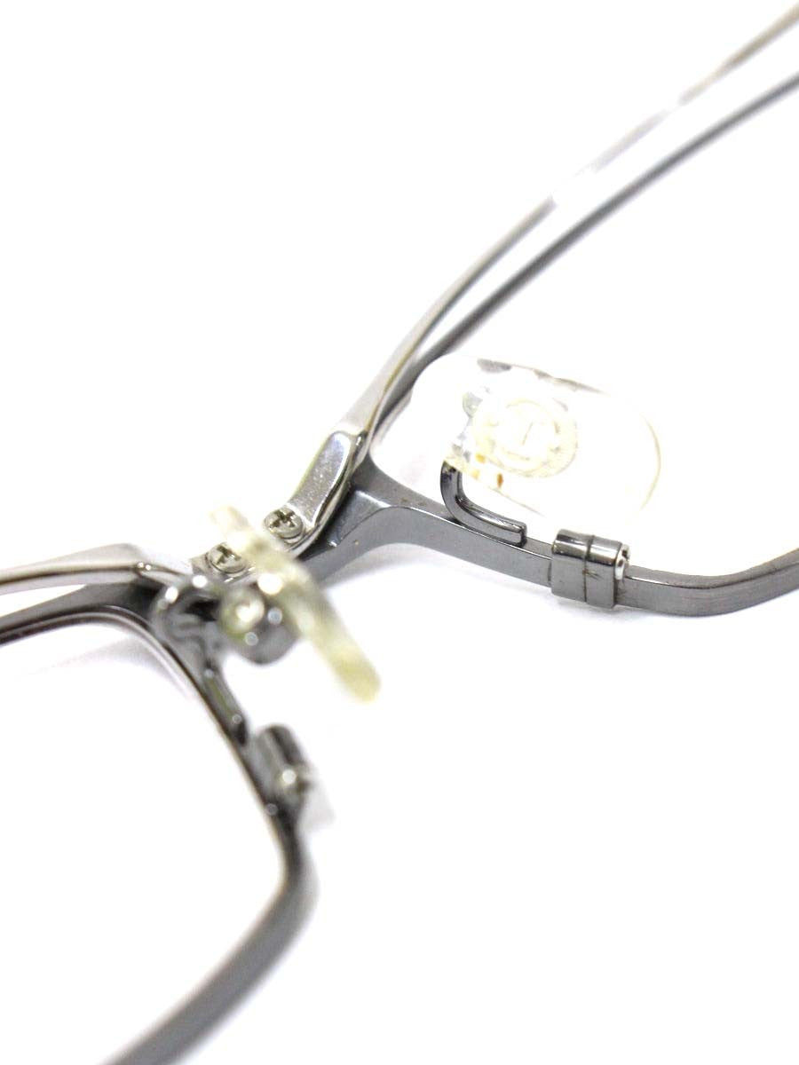 ハマモト HT-014 メガネ シルバー/グレー/カーキグリーン メタルフレーム フルリム スクエア ITB2GSWJOSER