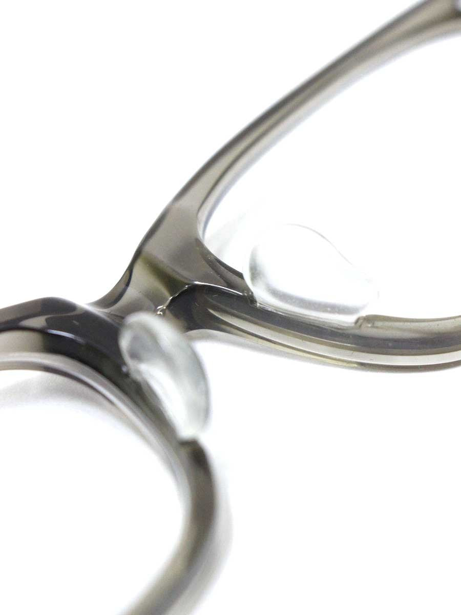 フォーナインズ NPM-25 メガネ グレー/アンティークシルバー コンビフレーム ITYH716O1QEO