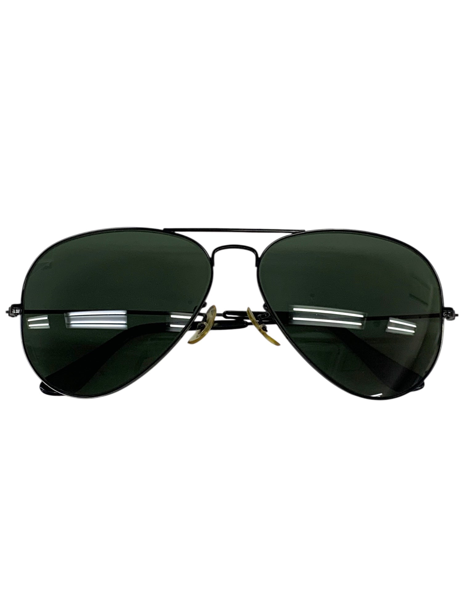 Ray-Ban レイバン サングラス ブラック 黒 ヴィンテージ B&L レイバン B&L Aviator ヴィンテージ サングラス ブラック | 中古メガネ