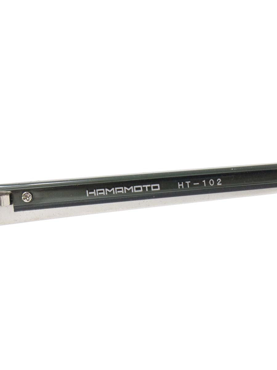 ハマモト HT-102 メガネ ガンメタリック/グリーン コンビフレーム スクエア IT5EWU3DJY8W