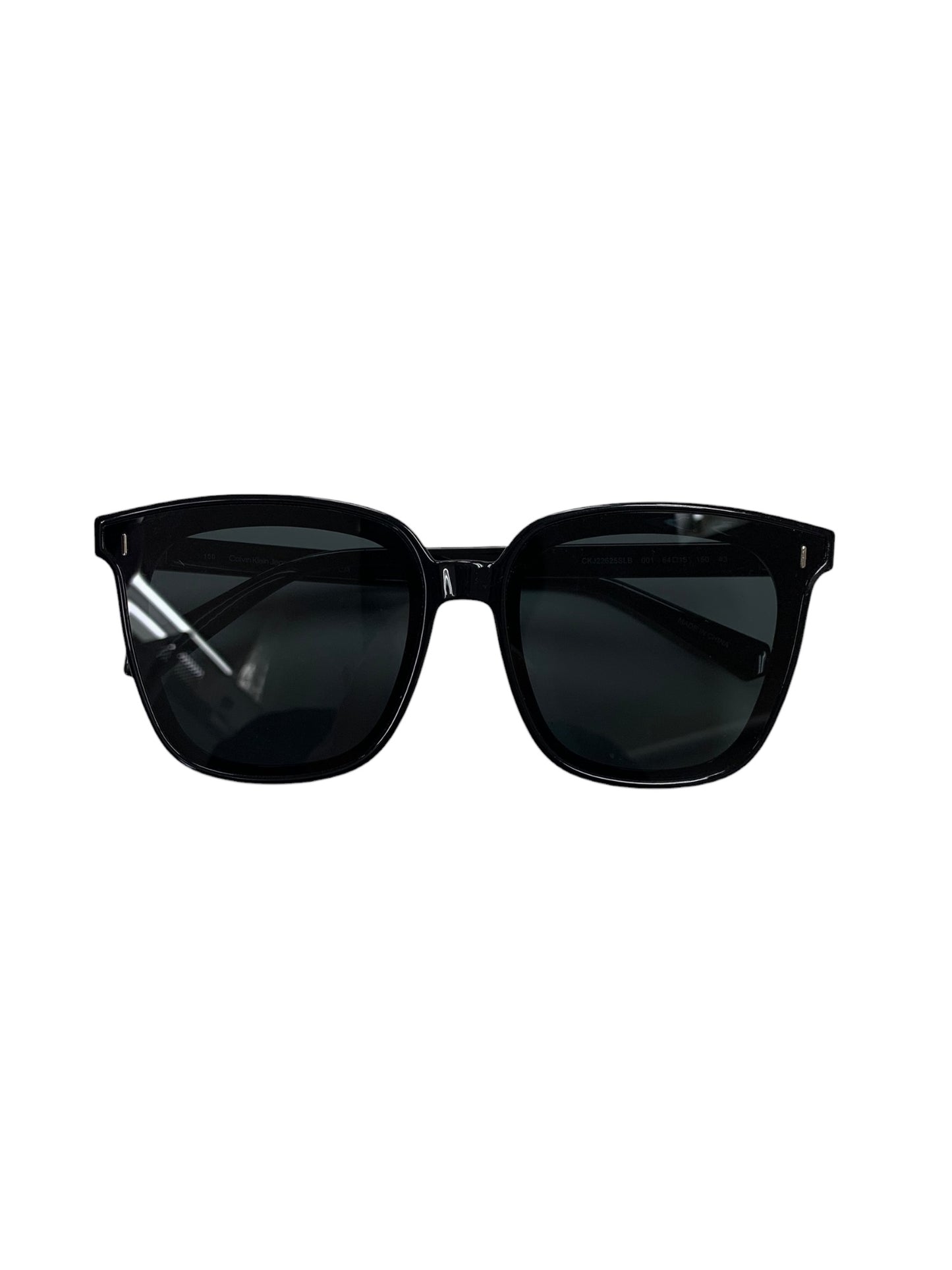カルバンクライン CKJ22625SLB サングラス ブラック  セルフレーム フルリム ウェリントン ITW5IPF4YLRU