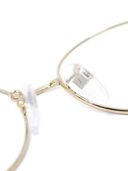 ゴールドファイル GPE-5034 メガネ ネイビー/ゴールド コンビフレーム  フルリム スクエア ITWRCKTI2VCG