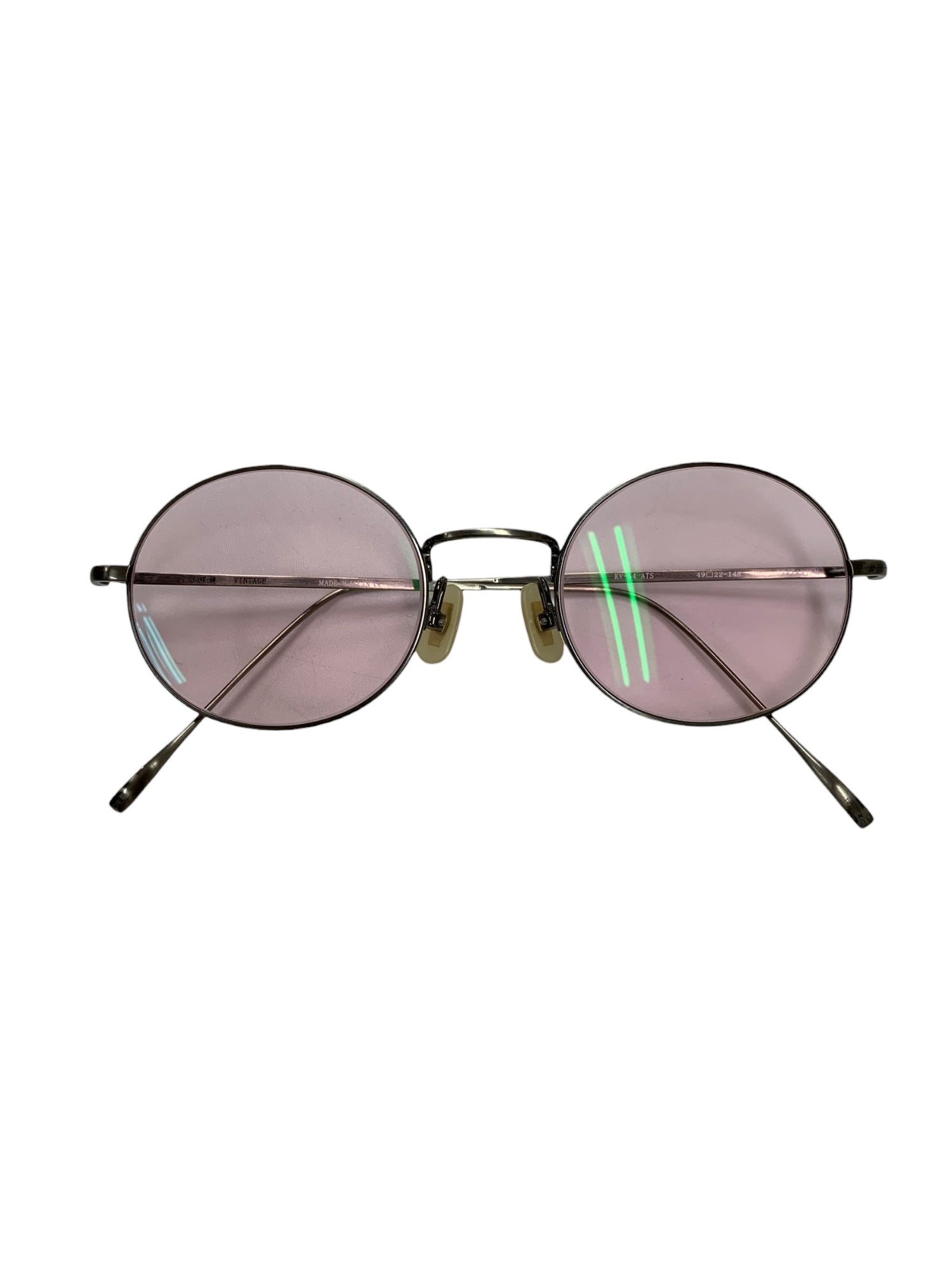 金子眼鏡 VINTAGE KV-54-ATS メガネ シルバー メタルフレーム フルリム