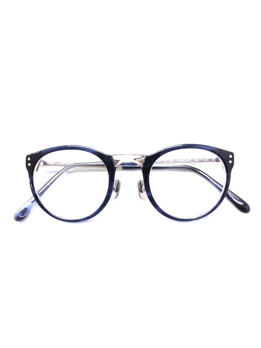 アイヴァン7285 316 メガネ ブラック/クリアグレー セルフレーム フルリム ウェリントン IT9D45THXBXW