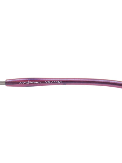 ビビッド ムーン VM-11151 メガネ パープル メタルフレーム スクエア C-250 IT8C5A3OY7SW