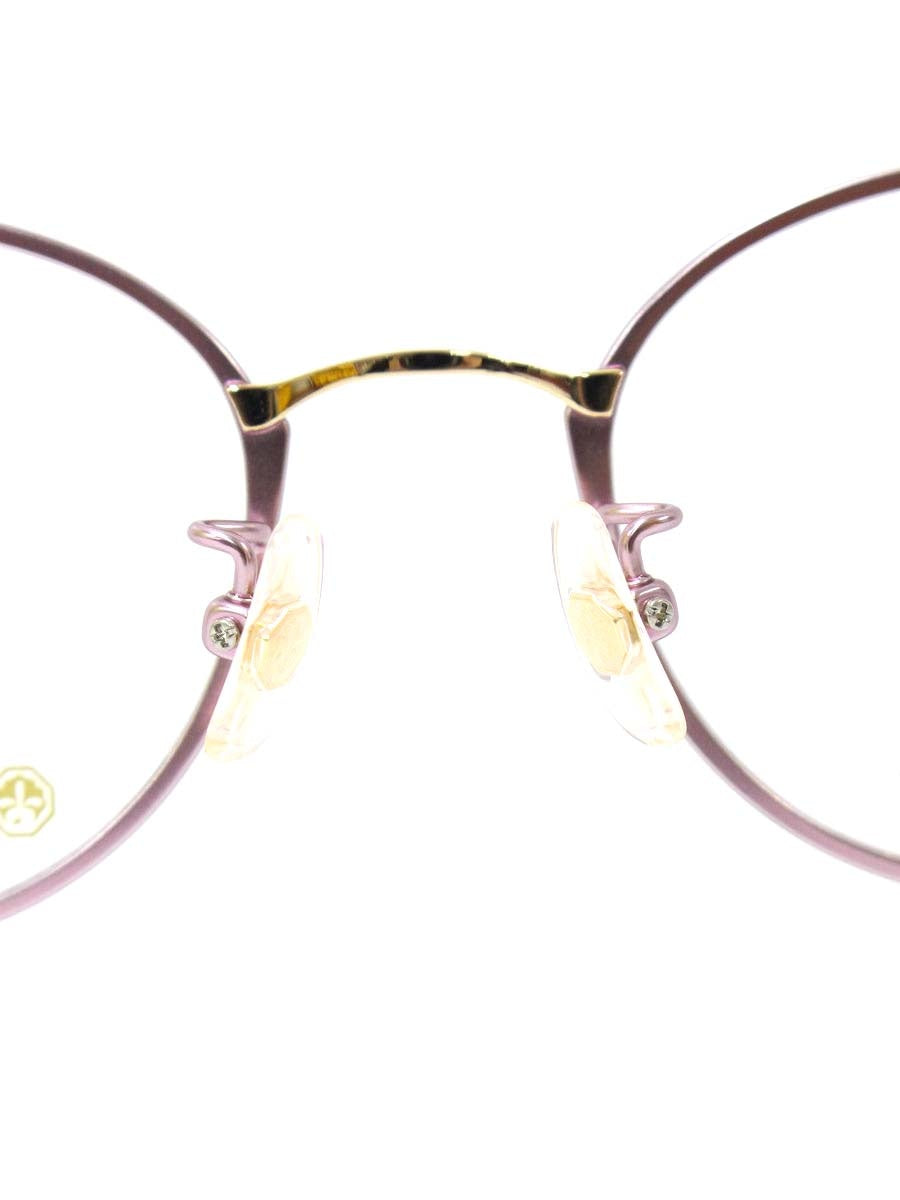 中村勘三郎 KN-2651 メガネ ピンク/パープル メタルフレーム フルリム オーバルシェイプ ITIWNVMN2WPC