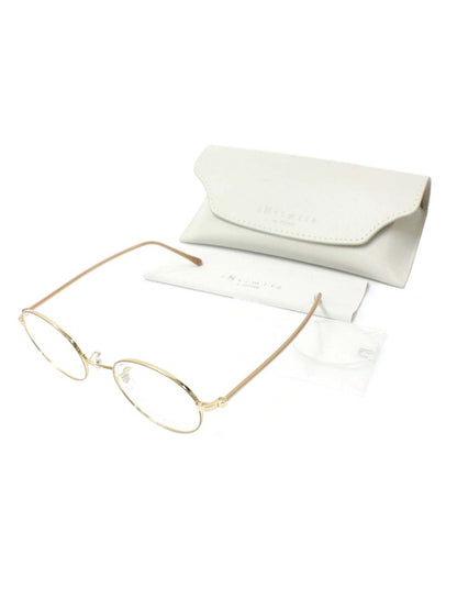 アンティミテ INE-1009 メガネ ゴールド/ミルクピンク INTIMITE BY EYEVAN アイヴァン メタルフレーム フルリム ラウンド ITR9XOZK30NW