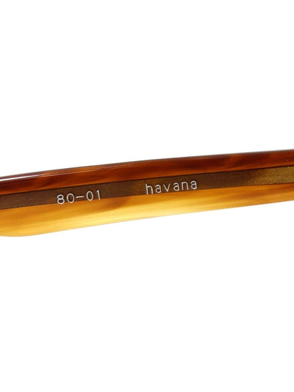 OBJ（オブジェ） havana 80-01 メガネ ブラウン セルフレーム べっ甲柄 ボストン ITTYJCSRQ7JQ