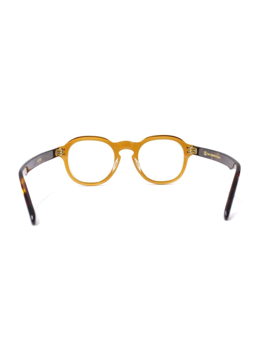 オリバーゴールドスミス ELSTREE メガネ ブラウン セルフレーム フルリム ボストン ITSQJB4W7C9S