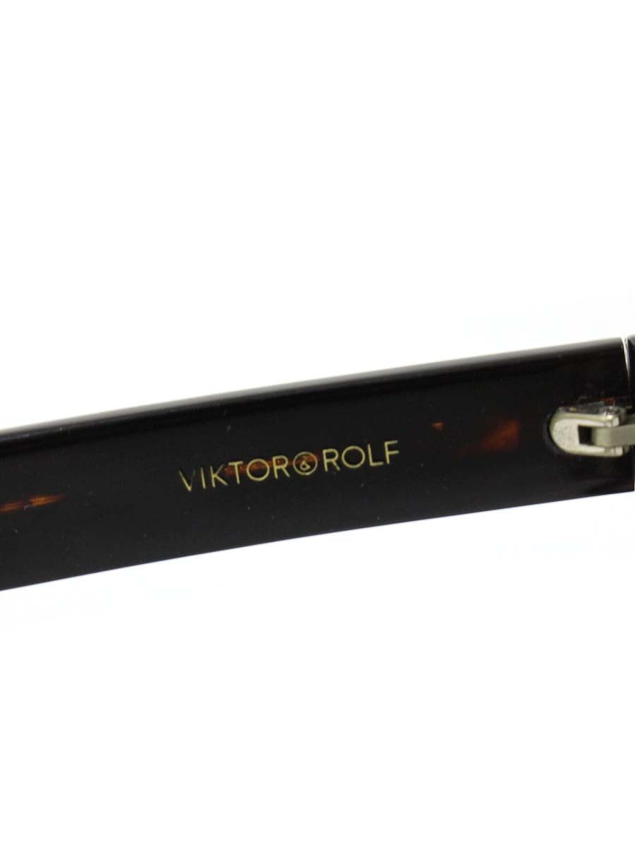 ヴィクター&ロルフ メガネ ブラック/ブラウン セルフレーム フルリム ウェリントン IT7GI8Y91DRK