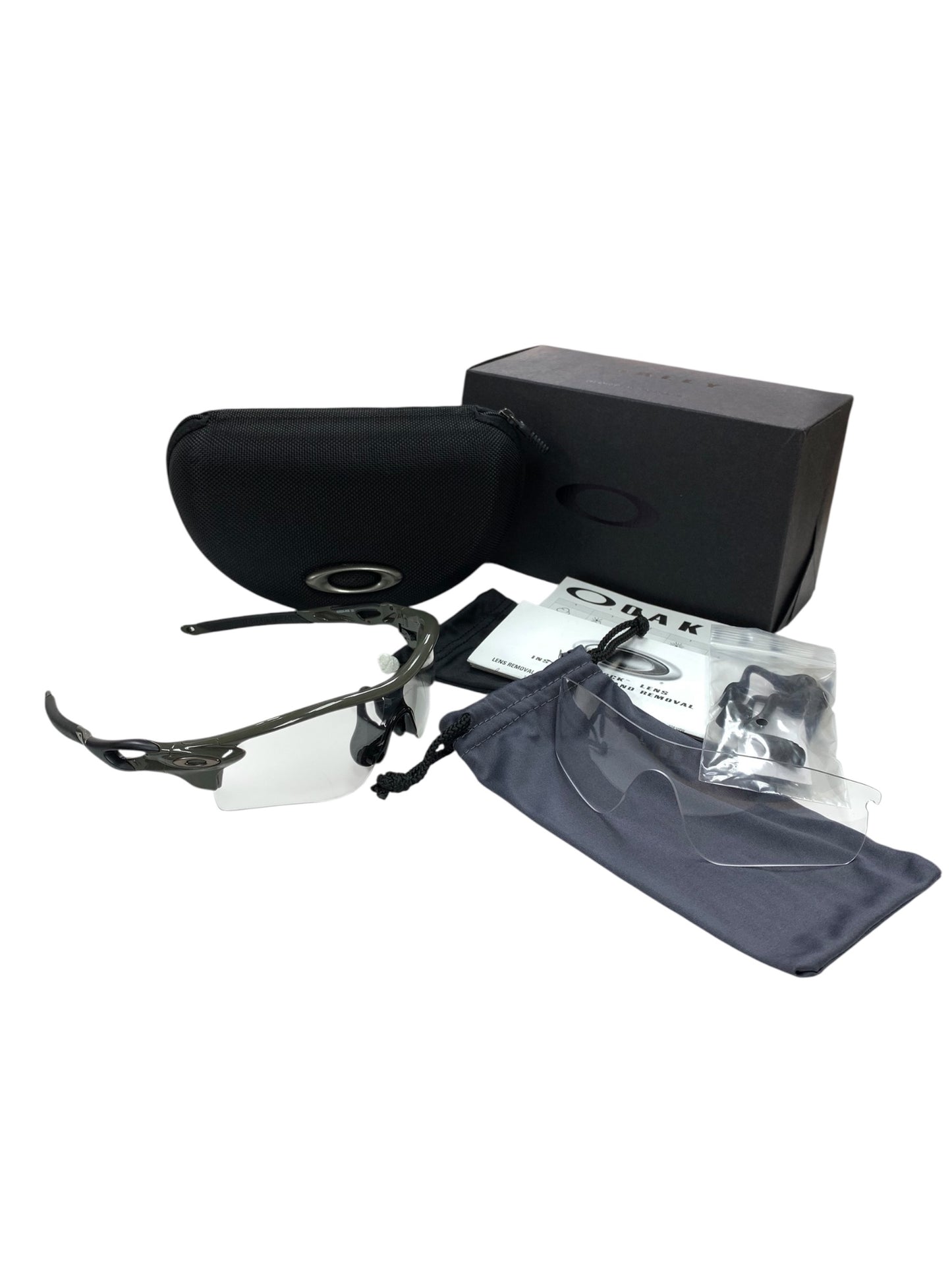 オークリー RadarLock Path OO9206-4938 メガネ グレー セルフレーム スクエア ITQ8W4RBF7LO