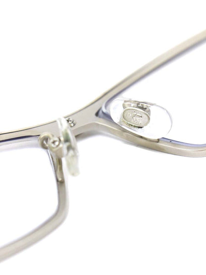 サムライ翔 SS-T29 メガネ シルバー/ホワイト メタルフレーム スクエア ♯1 ITVT05DP0ETY