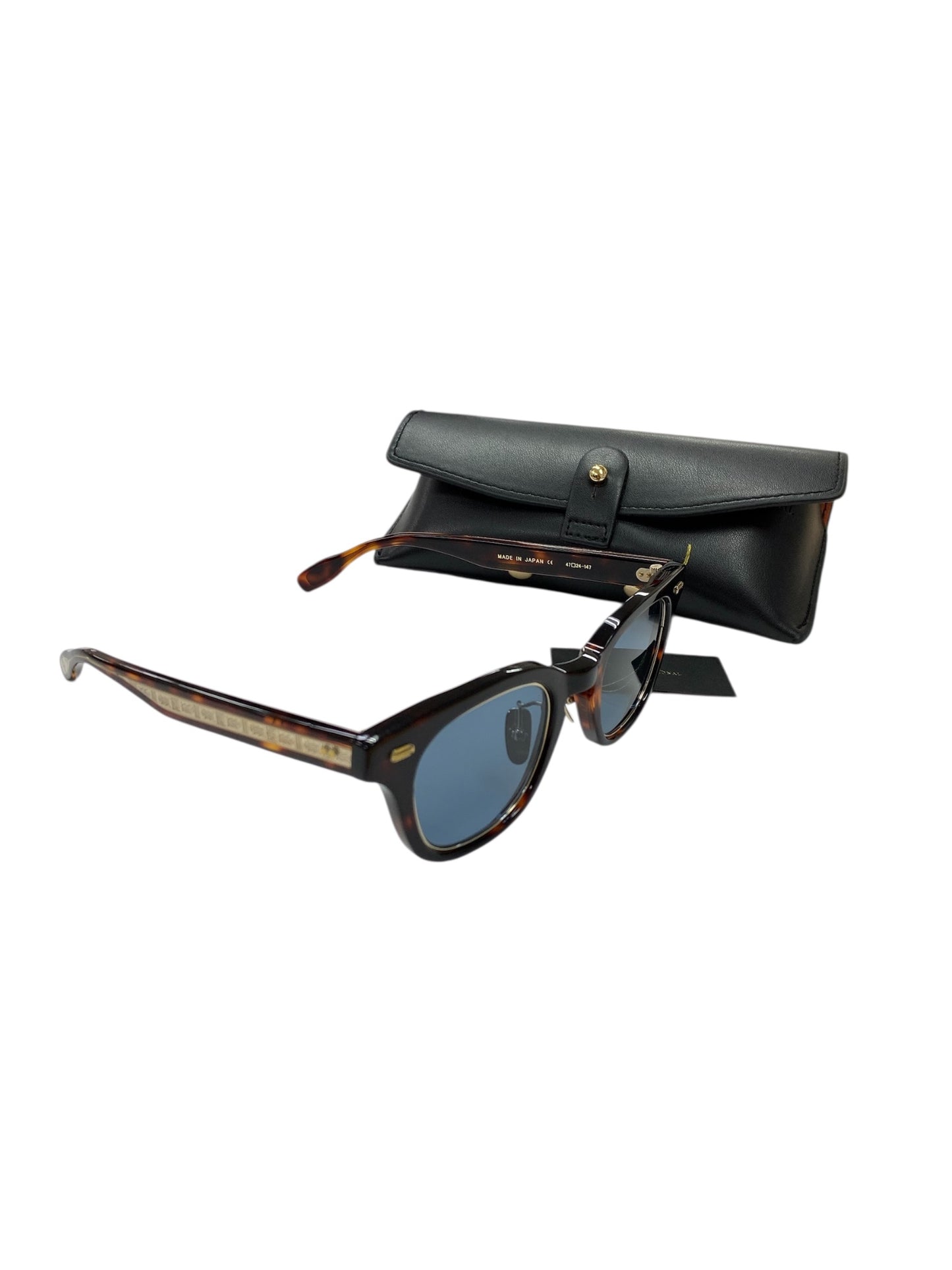 ドメスティックインターナショナル DI-1011S メガネ ブラウン コンビフレーム フルリム ウエリントン ITAKISS5EIK2