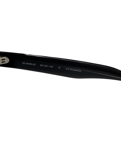 ヨウジヤマモト 20-9006-02 眼鏡 ブラック ロゴ UVカット IT5FWC82EW2S
