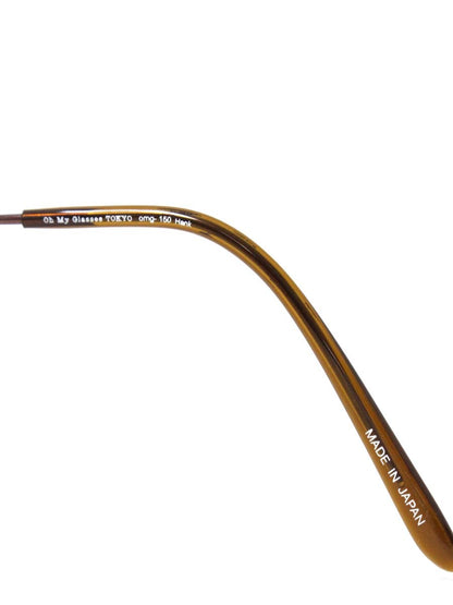 オーマイグラス東京 OMG150 眼鏡 ブラウン メガネ HANK ITWTNTV7D4Z4