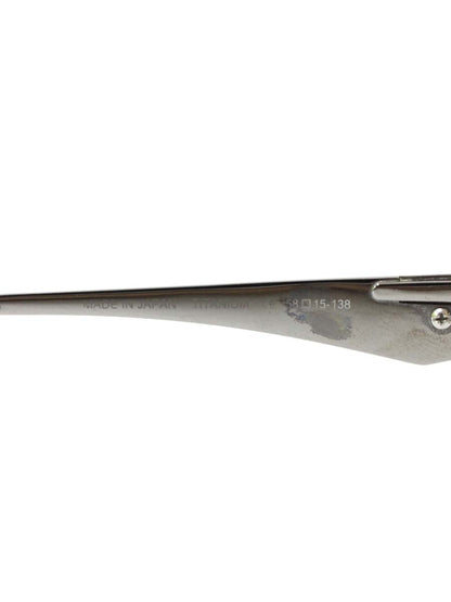 サムライ翔 メガネ シルバー/ブラック チタニウム スクエア ITNUHVYK88M6