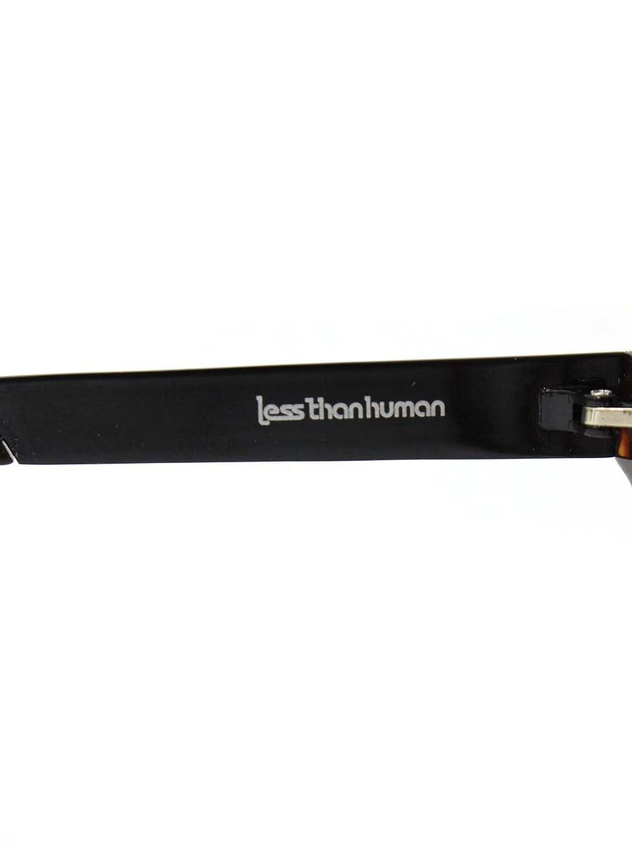 レスザンヒューマン Serpico メガネ ブラウン コンビフレーム フルリム スクエア ITMAQMOPZVTW