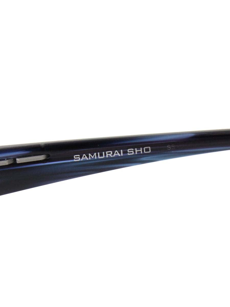 サムライ翔 SS-J35 メガネ ネイビー セルフレーム ハーフリム スクエア ♯2 ITARMCKFM11S