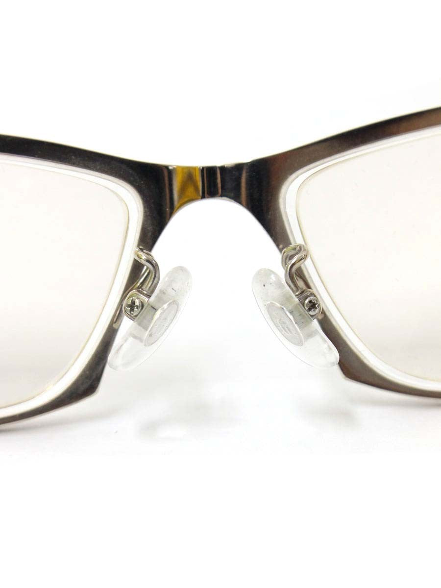 サムライ翔 メガネ シルバー/ブラック スクエア IT3GCYYNJ6S0