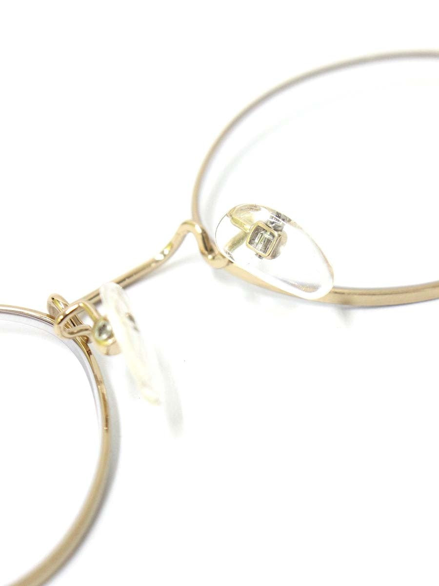 プロポ ROSA メガネ ブラウン/ゴールド メタルフレーム フルリム オーバル ITXWG542DC63