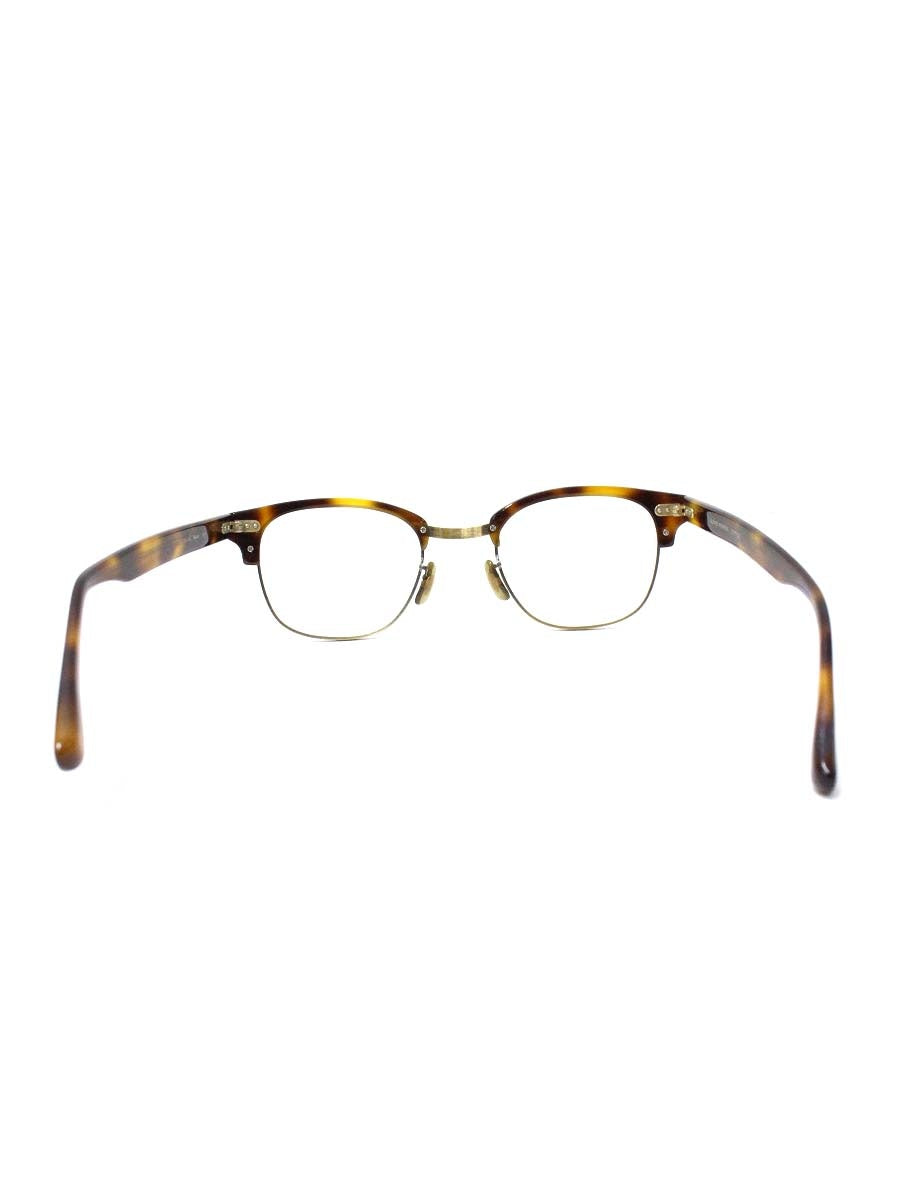 オリバーピープルズ BaLen メガネ ブラウン/アンティークゴールド コンビフレーム フルリム ウェリントン ITZ9AA12MXZW