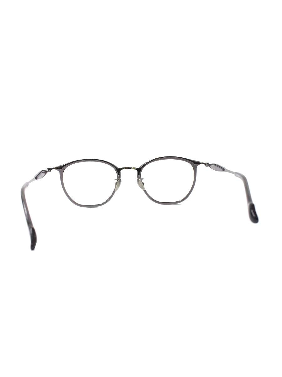 ヨウジヤマモト 19ｰ0074-1 メガネ クリアグレー/ガンメタル ウェリントン ITWX6CF1MUP6