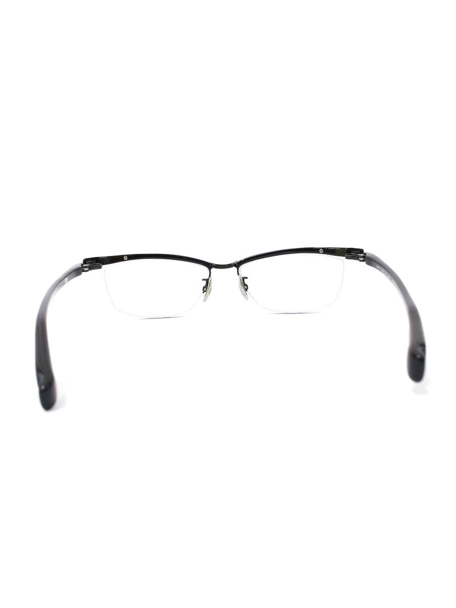 フォーナインズ M-902 メガネ ブラック セルフレーム ハーフリム スクエア ITQRVNYDOSN0
