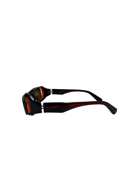 ファクトリー900 FA-204 メガネ レッド セルフレーム フルリム スクエア ITGRZL8SGWYS