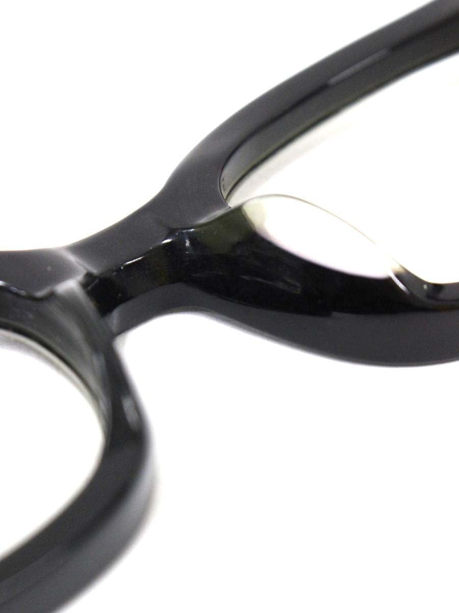 ネイバーフッド TRAMP トランプ メガネ ブラック エフェクター コラボ セルフレーム スクエア ITG3ZQW6OMZ3