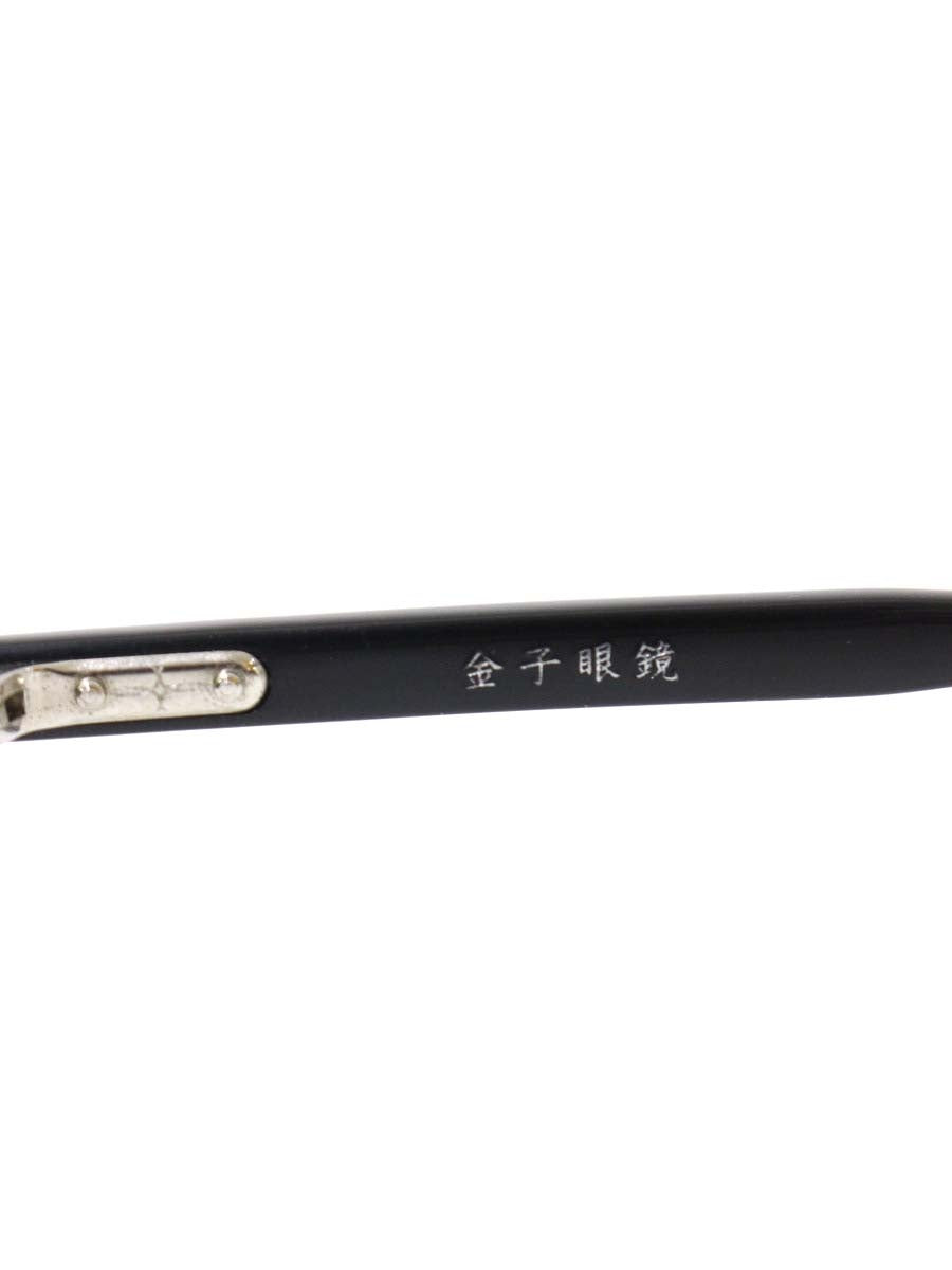 金子眼鏡 KA-68 メガネ ブラック オーバル セルフレーム IT5MRQR5L8D8