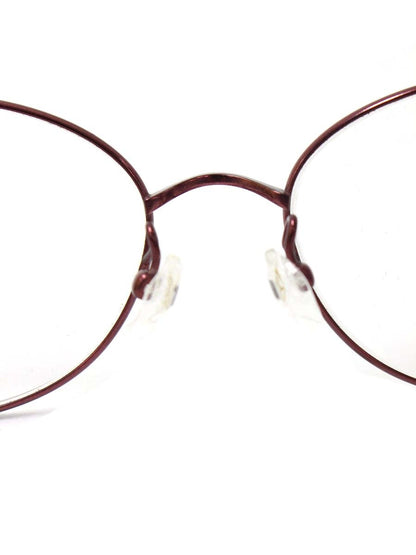 フォーナインズ S-746T メガネ ワインレッド チタニウムフレーム フルリム オーバル ITBCCXVSEN52