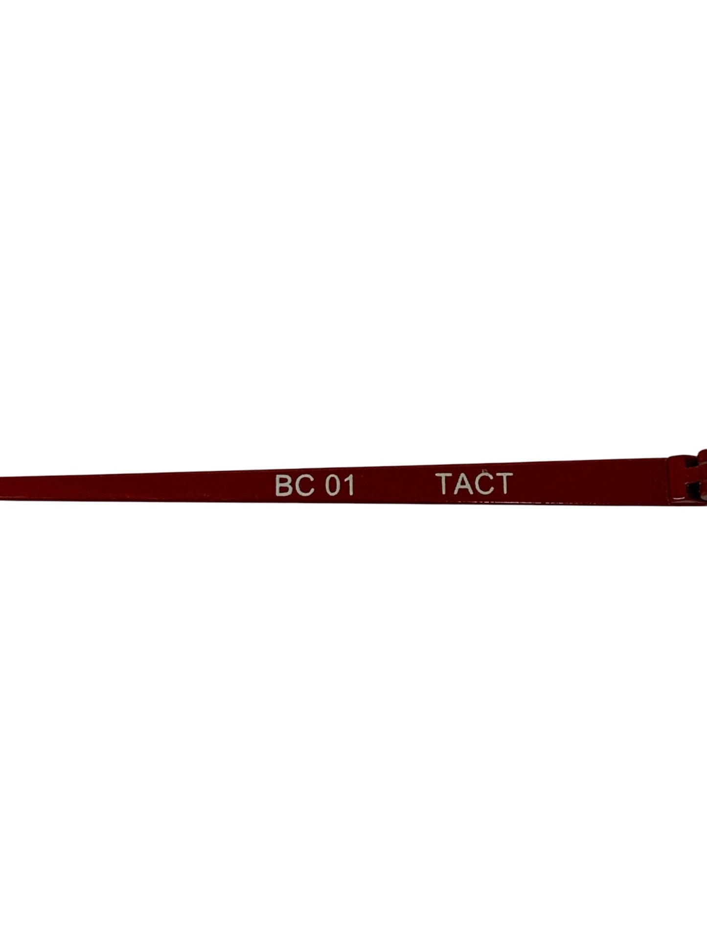 アンバレンタイン TACT BC01 メガネ レッド メタルフレーム フルリム スクエア ITLMH1F4CLKO