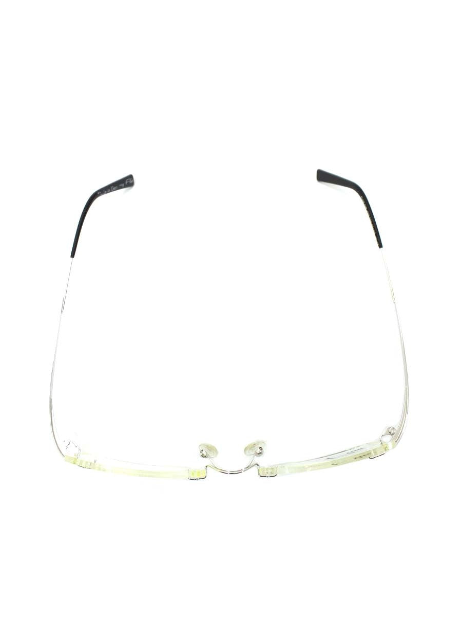 フレア FLAIR 508 メガネ ブラック/シルバー メタルフレーム リムレス IT57FKDUFJB2