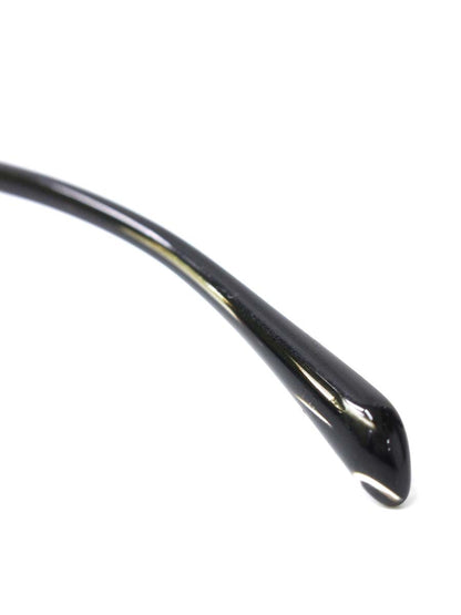 ポリス V1682J メガネ ブラック セルフレーム フルリム スクエア ITOW3XKRYWB6