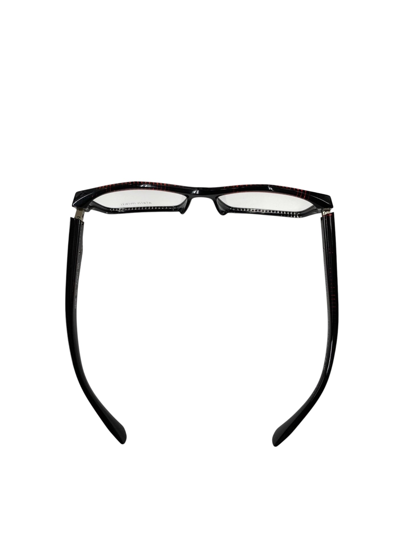 アランミクリ A03525 001 メガネ ブラック Pointillee black  transparent red ITXOTVW7XBAK