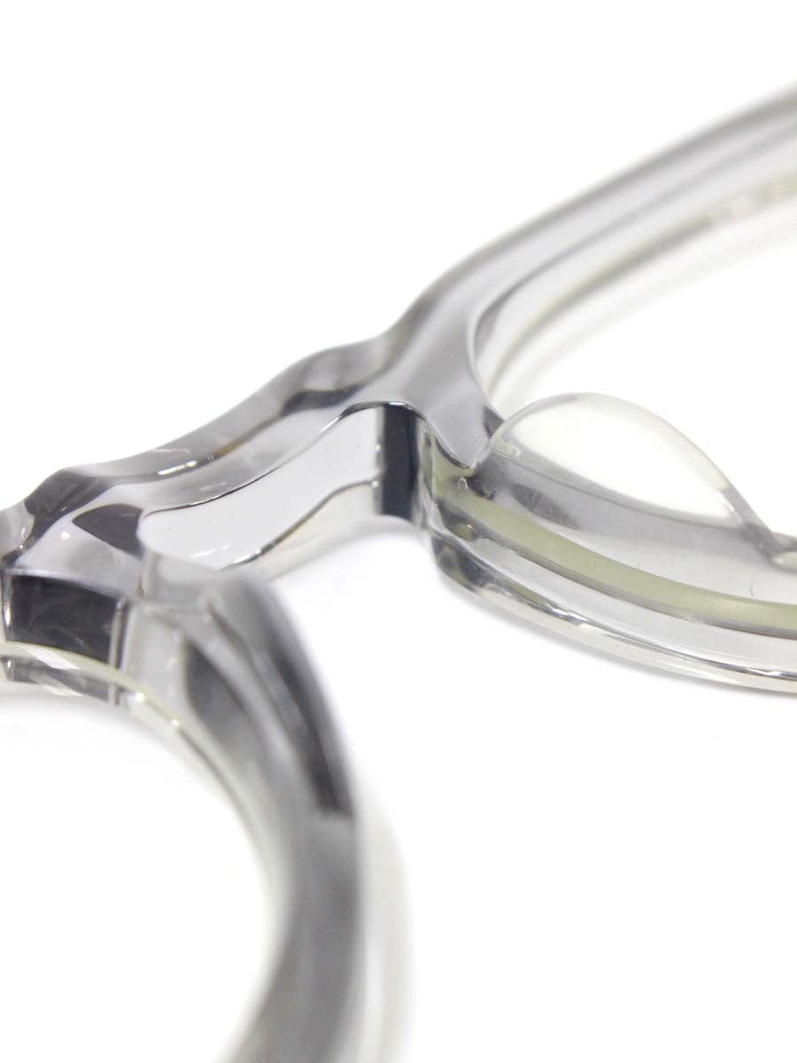 エフェクター VIVO メガネ クリアグレー セルフレーム フルリム ボストン ITIKBAEOQ1NG