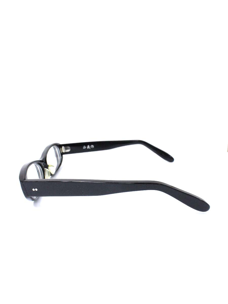 金子眼鏡 正義作 T607 メガネ セルロイド スクエアフレーム ブラック 