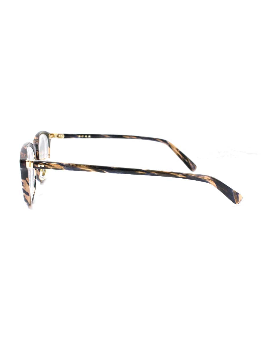 金子眼鏡 セルロイドシリーズ KC-58 BLS メガネ ブラック 飾り丁番 ボストンフレーム IT8UHZTA082C