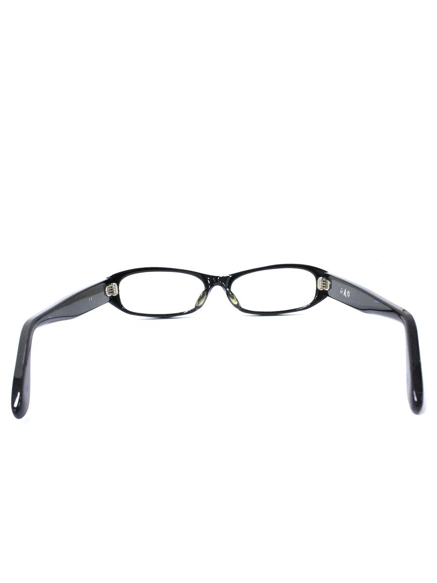 金子眼鏡 正義作 T607 メガネ セルロイド スクエアフレーム ブラック ITQ1W6QCNHNO