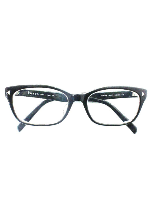 プラダ VPR20N メガネ ブラック ロゴ ITQYHPGZYYKW