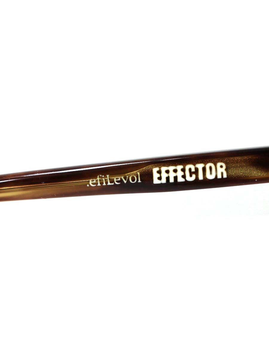 エフェクター AW サングラス ブラウン EFFECTOR×EFILEVOL ボストン ITDN9GTW7FAW