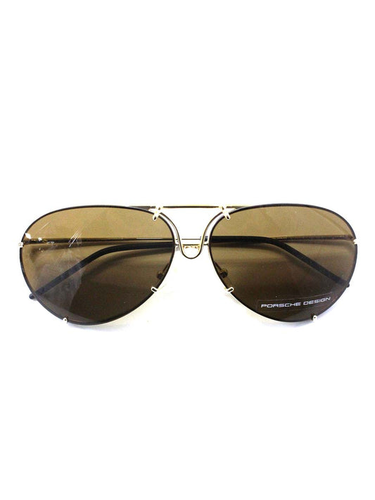 ポルシェデザイン P8433 サングラス ゴールド フルリム ティアドロップ ITBGCKDCQMZ4