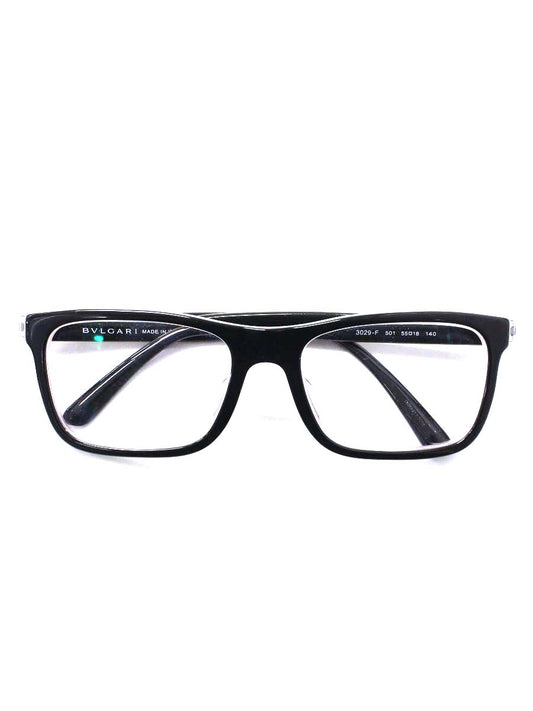 ブルガリ セルフレーム フルリム スクエア 3029F 眼鏡 ブラック IT6GC1Y4GQ18