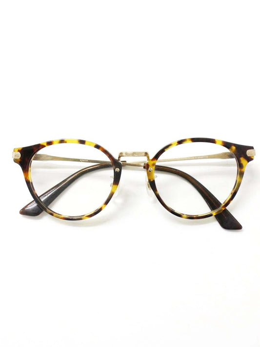 ayame(アヤメ) GENERAL ジェネラル メガネ ブラウン コンビフレーム IT79PBNKU4HE