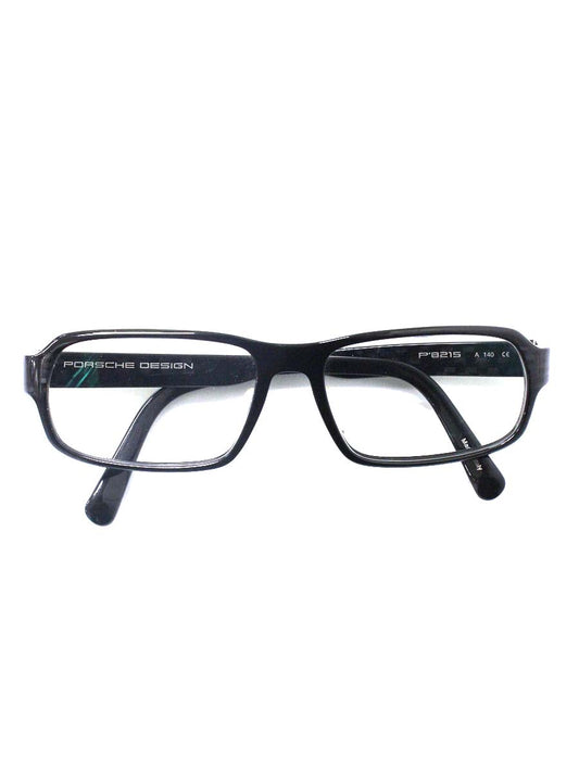 ポルシェデザイン P8215 メガネ 眼鏡 ブラック フルリム スクエア 幾何柄 ITC9Q9F1KK8M